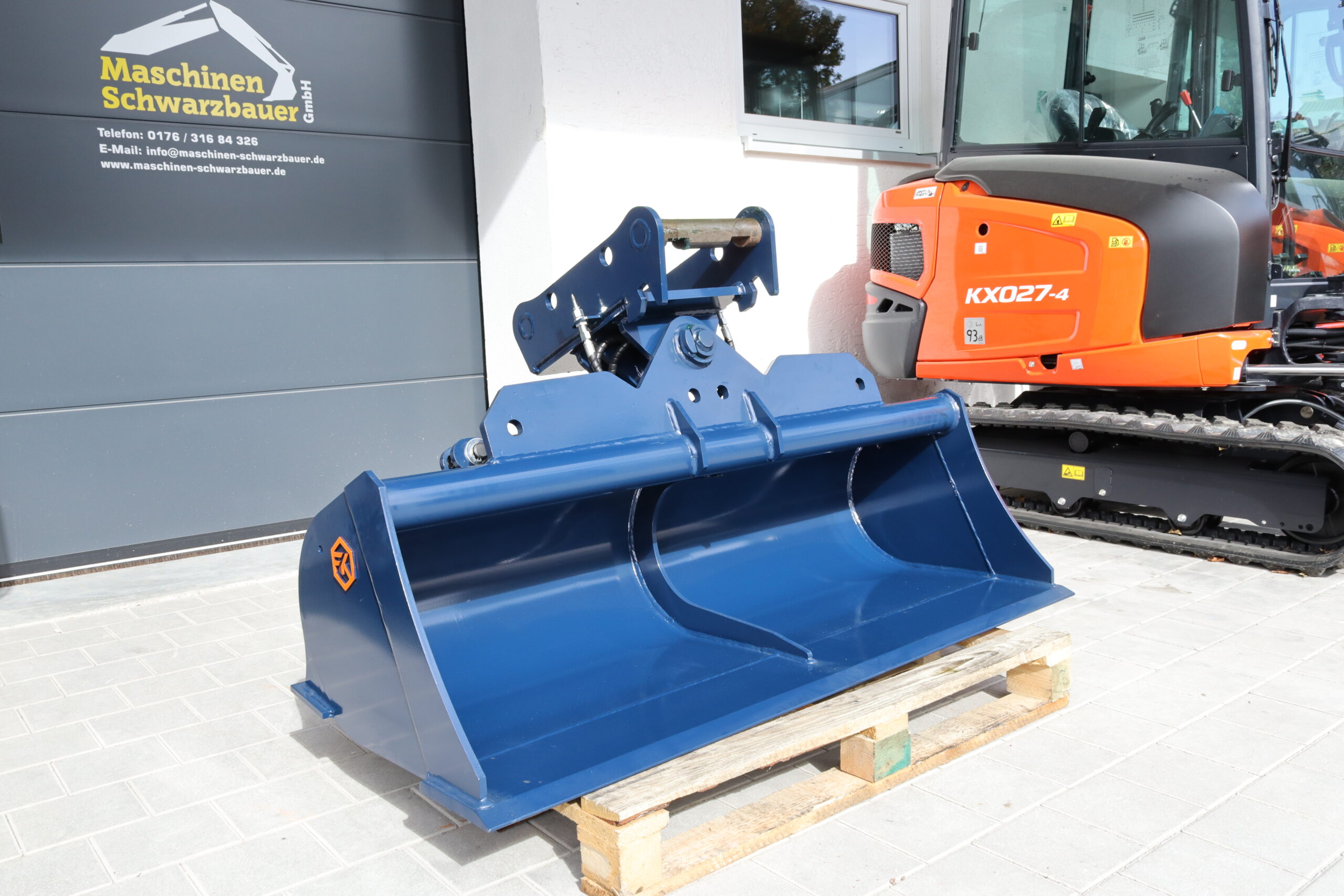 FK Machinery Grabenräumlöffel EGG-B MS08 Symlock 8,5-10t 160-180cm