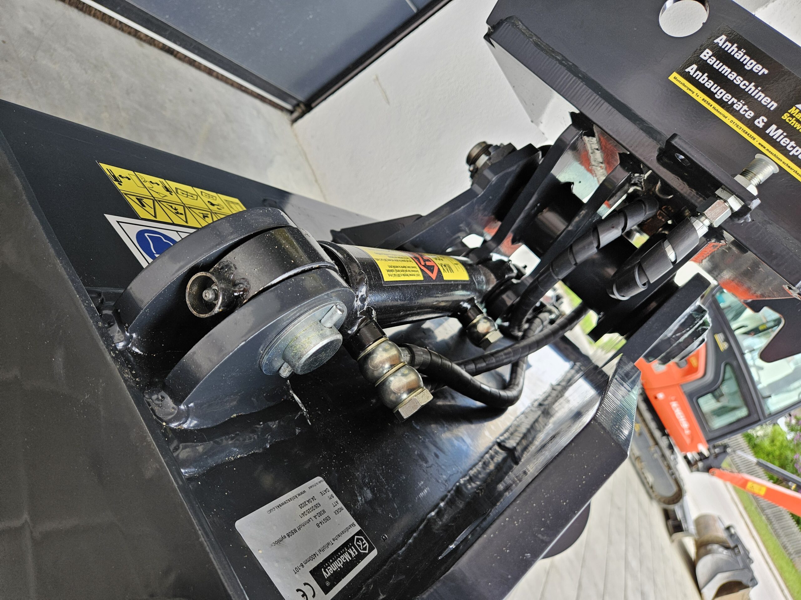 FK Machinery Skandinavische Tieflöffel ESG14-B hydraulisch Rotolöffel MS08 140cm – Bild 13