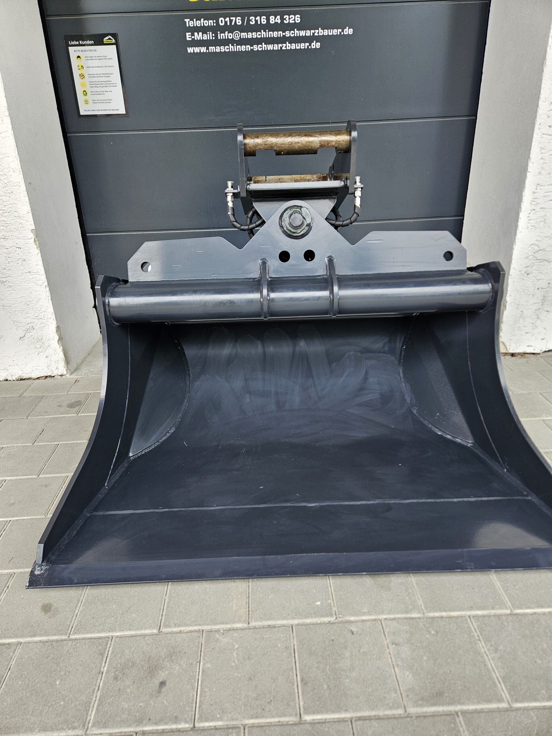 FK Machinery Skandinavische Tieflöffel ESG14-B hydraulisch Rotolöffel MS08 140cm – Bild 3