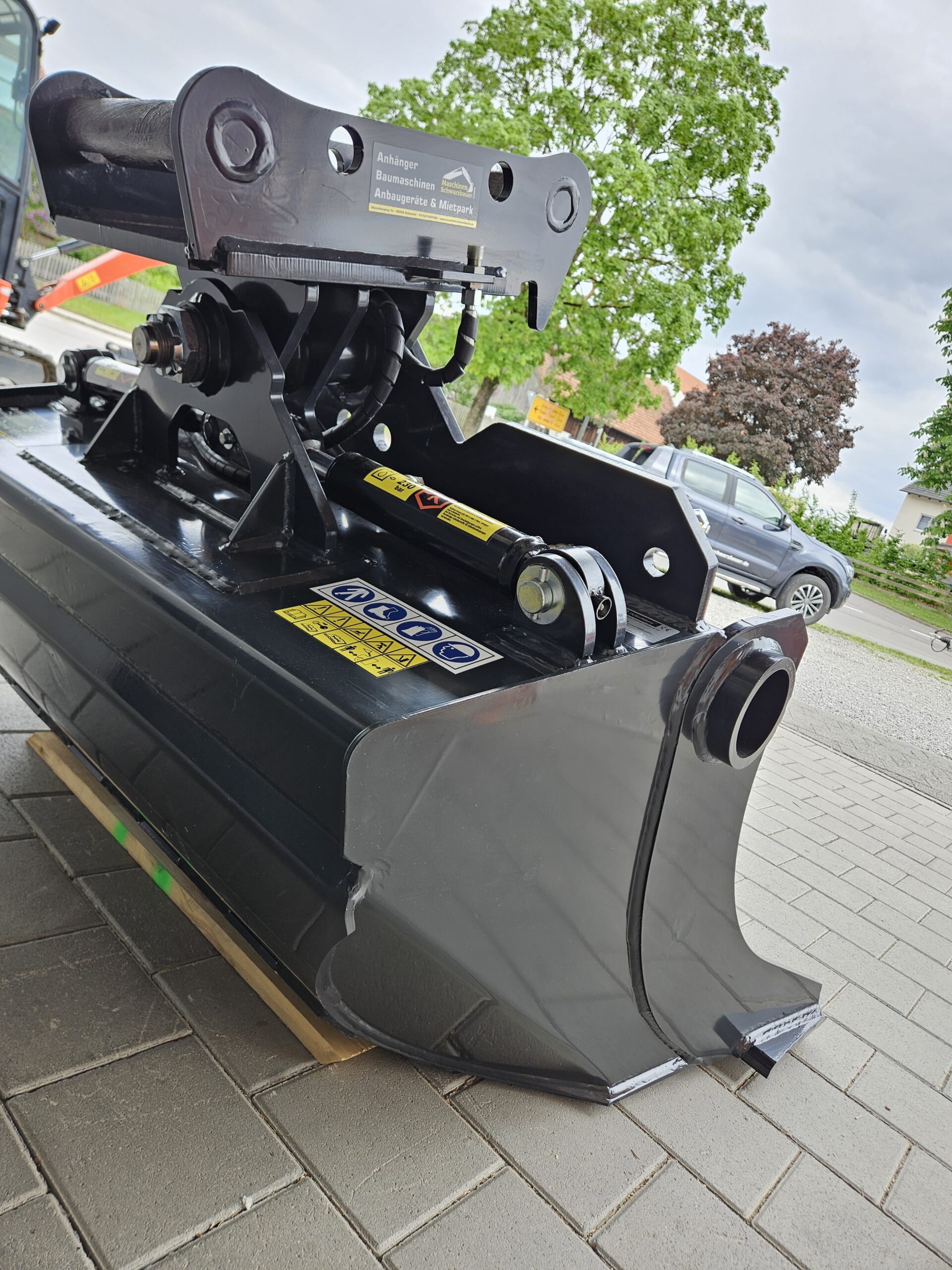 FK Machinery Skandinavische Tieflöffel ESG14-B hydraulisch Rotolöffel MS08 140cm – Bild 9